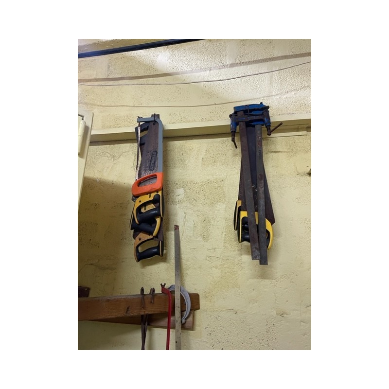 1 lot de 5 scies manuelles