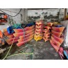 Environ 50 kayaks simples et tandem de marque DISCO, FRENZY, MAMBO, KEA, MARS