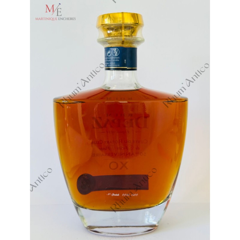 RHUM DEPAZ. CUVEE DU ROTARY CLUB DE SAINT-PIERRE - 50EME ANNIVERSAIRE.