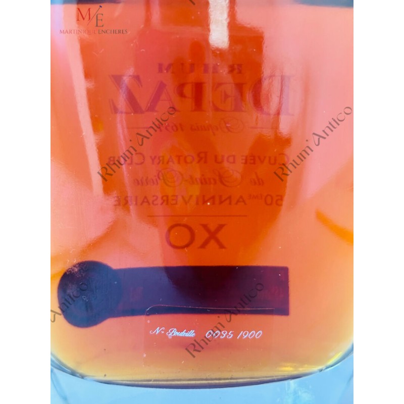 RHUM DEPAZ. CUVEE DU ROTARY CLUB DE SAINT-PIERRE - 50EME ANNIVERSAIRE.