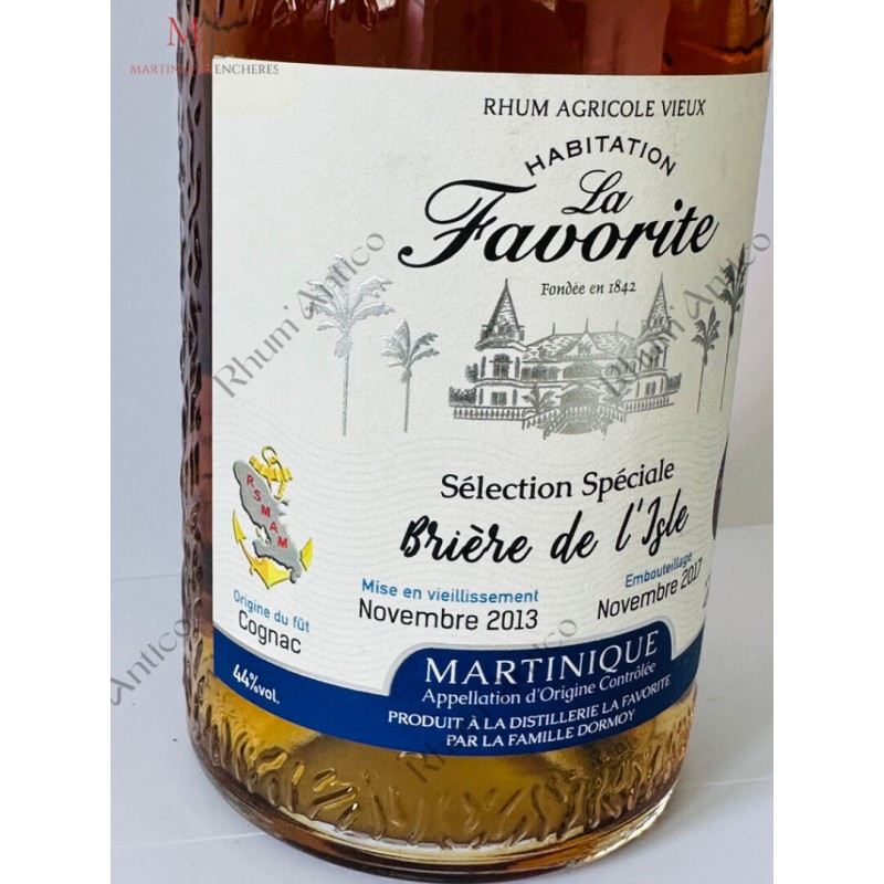 HABITATION LA FAVORITE. SELECTION SPECIALE. BRIERE DE L'ISLE. BATCH 2.