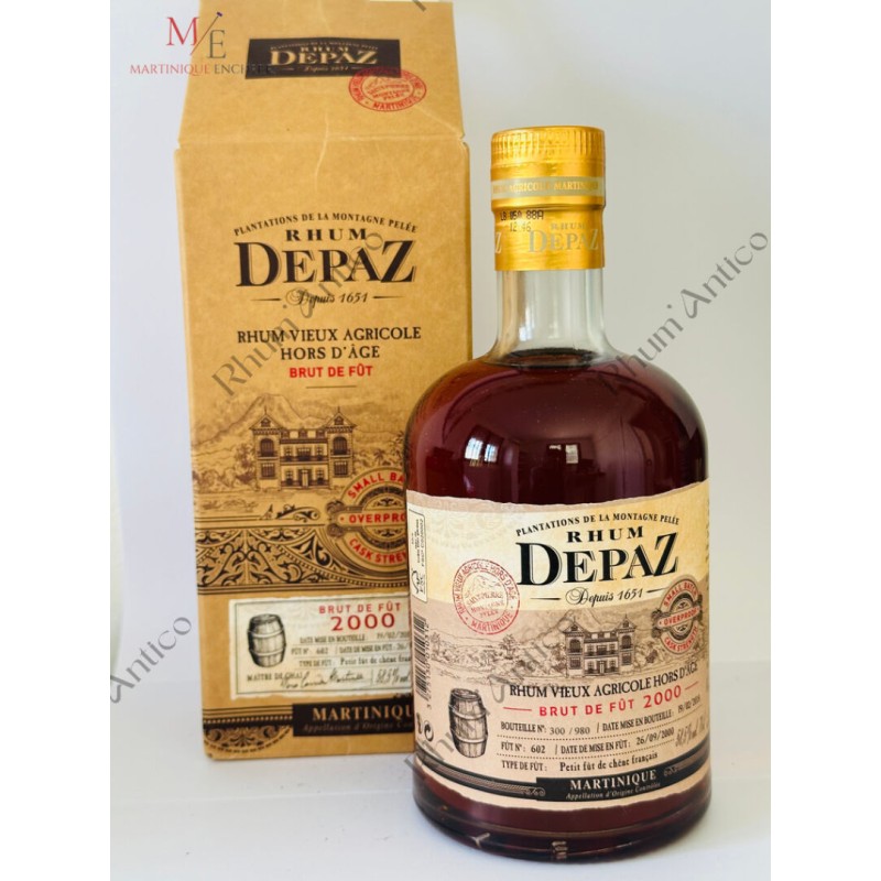 DEPAZ. BRUT DE FUT 2000. HORS D'AGE.