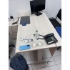 1 mobilier de bureau en fibres de bois comprenant : 1 bureau 1 caisson 1 chaise visiteur 1 fauteuil de bureau avec appui-tête