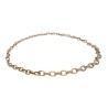 Collier en or jaune 750 millièmes (18K) mailles petit forçat. Poids : 6,24 g Longueur : 49 cm
