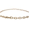 Collier en or jaune 750 millièmes (18K) mailles petit forçat. Poids : 6,24 g Longueur : 49 cm