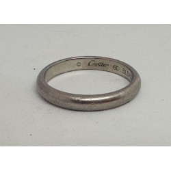 CARTIER Alliance en platine. Référence BLS792. Poids : 6,58 g. TDD 59.