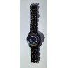 CORUM SAVE THE SEA MEMOTIME CORUM DESIGN, Modèle Admiral's cup. Montre de femme en acier deux tons, cadran circulaire à fond ble