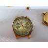 Elément de boîtier de montre en or jaune 750 millièmes (18K) et circulaire, numéroté 2229C. Poids : 5 g Boîtier de montre en or 