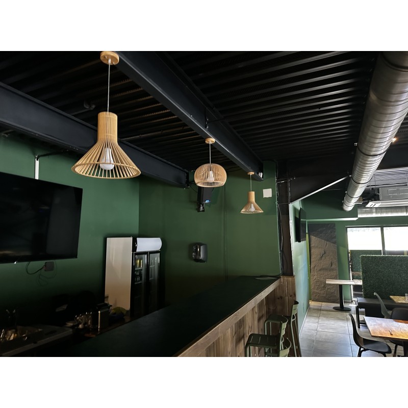 6 suspensions lumineuses