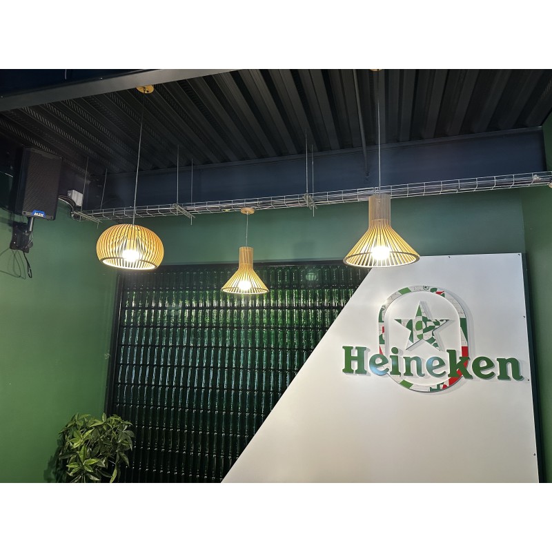 6 suspensions lumineuses