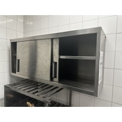 1 armoire suspendue en inox H : 60 cm - L: 140 cm - Pr : 38 cm