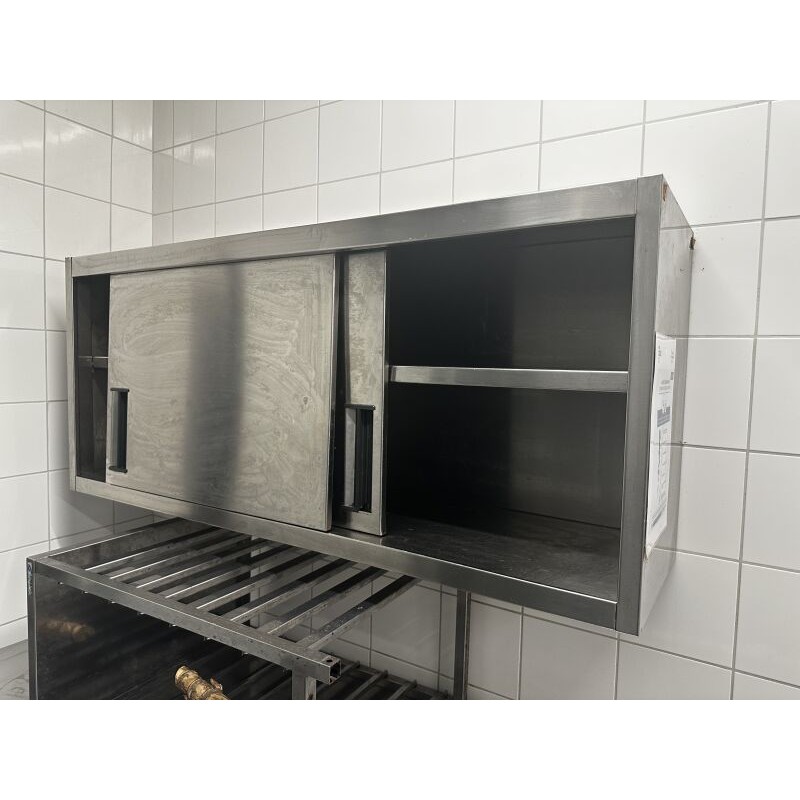 1 armoire suspendue en inox H : 60 cm - L: 140 cm - Pr : 38 cm