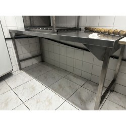 1 table chef en inox H : 86 cm - L : 187 cm - pr : 70 cm