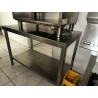1 table chef en inox H : 80 cm - L : 120 cm - Pr : 70 cm