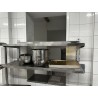 1 rayonnage suspendu CASSELIN en inox H : 120 cm - Pr : 35 cm