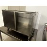 1 meuble en inox à remonter