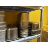 25 bacs gastro dépareillés en inox