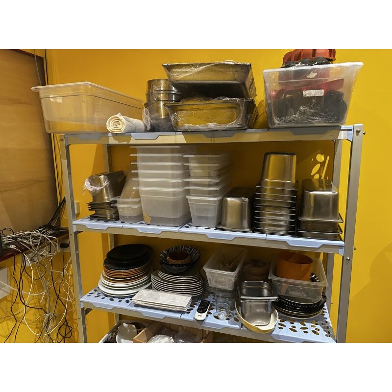 25 bacs gastro dépareillés en inox