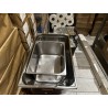 25 bacs gastro dépareillés en inox