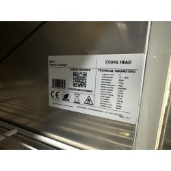 1 armoire réfrigérée COOL HEAD (appareil éteint donc normalement positive) (anc ref 2/70)