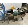 1 évier en inox aménagé Longueur : 120 cm environ (anc ref 10)