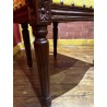 12 chaises de style Louis XVI, assise en simili cuir jaune H : 101 cm - L : 60 cm - Pr : 43 cm vente privée conseillée