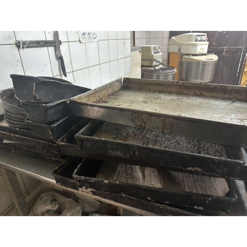1 lot de 20 moules à pâtisserie en métal dont aluminium