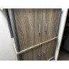 2 étagères en fibres de bois 2 niveaux