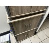 2 étagères en fibres de bois 2 niveaux