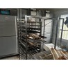1 échelle à pâtisserie 17 niveaux en inox et filets de cuisson