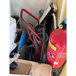 1 chariot 2 bouteilles de gaz