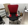 1 chaise visiteur en résine 1 chaise en résine+ pied métal 4 chaises visiteur en métal 1 fauteuil de bureau en tissu + similicui