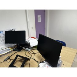 2 écrans IIYAMA PL2483H (à signaler qu'un écran est manquant, au regard du RJ)