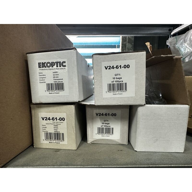 5 cartons de protection d'épissure fibre optique EKOPTIC