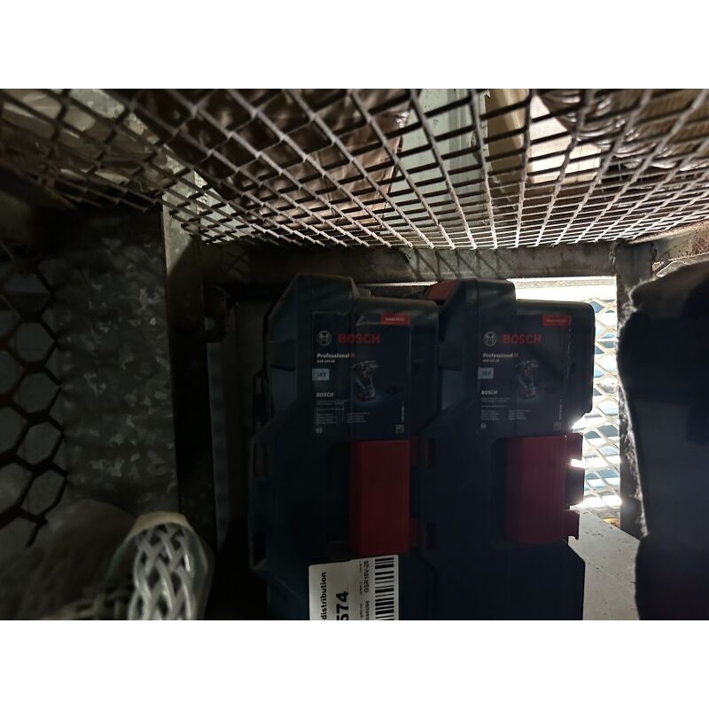 4 caisses d'outillage vides BOSCH