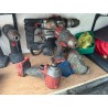 3 visseuses BOSCH sans batterie 2 visseuses et clé à choc MILWAUKEE 1 marteau perforateur réf 583927 1 perceuse MÉTABO
