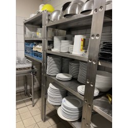 1 rayonnage double CIDELCEM 
Hauteur : 145 cm - Longueur : 240 cm  - Profondeur : 50 cm