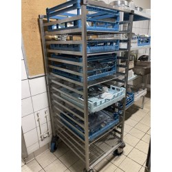 1 échelle en métal 17 niveaux 8 grilles