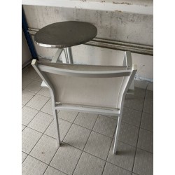 1 fauteuil d extérieur aluminium (accidenté)