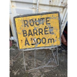1 panneau chantier avec disque