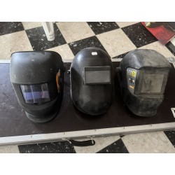 1 lot de 3 casques de soudure