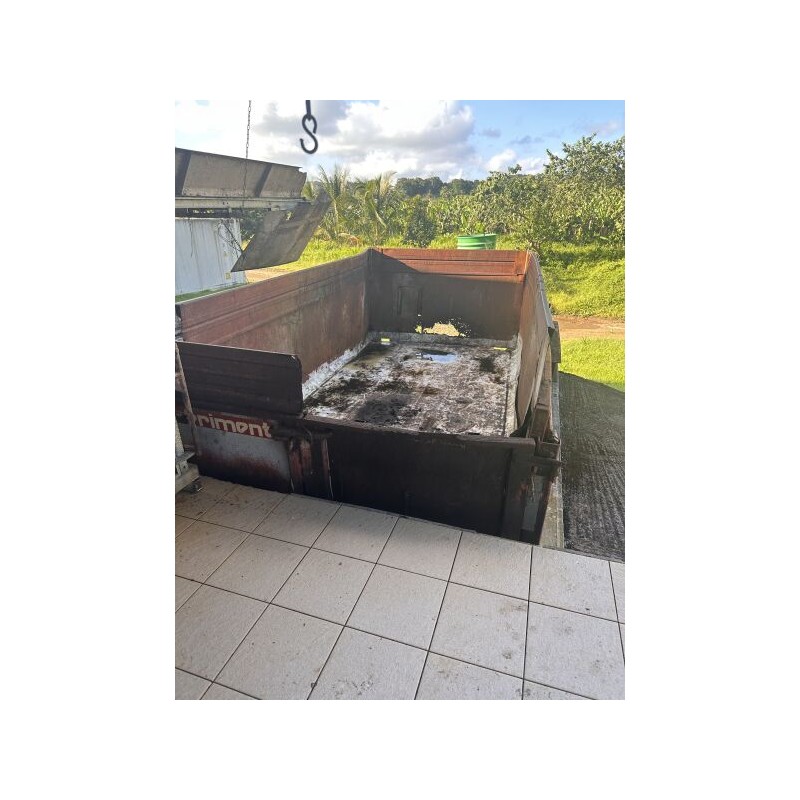 ED 407 NK  SAAB REMORQUE BENNE A DECHET B47E BM47
