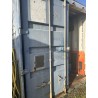 1 container bleu dernier voyage, environ 20 pieds