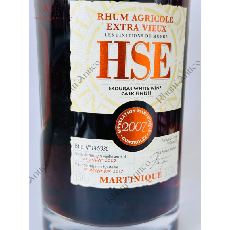 HSE (HABITATION SAINT-ETIENNE). SKOURAS WHITE WINE CASK FINISH. 2007.