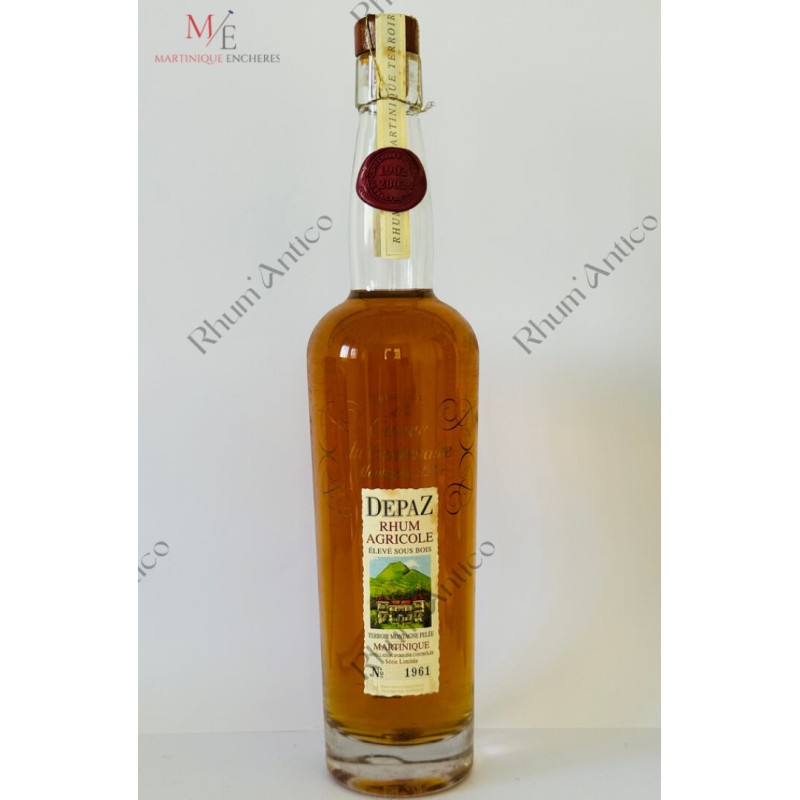 RHUM DEPAZ. 1902-2002. LA CUVEE DU CENTENAIRE MONTAGNE PELEE.