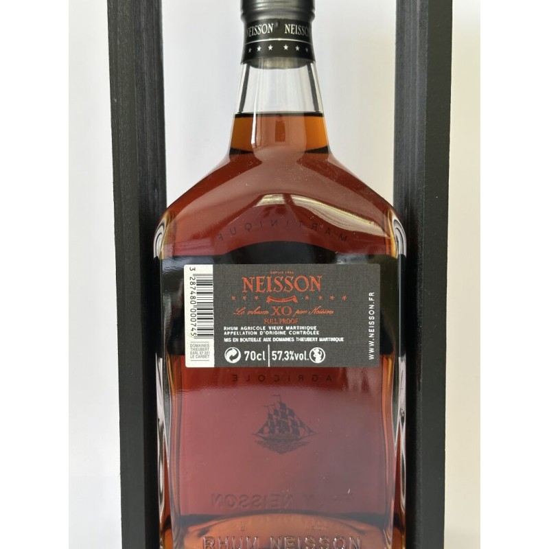 NEISSON. LE RHUM XO PAR NEISSON. FULL PROOF.