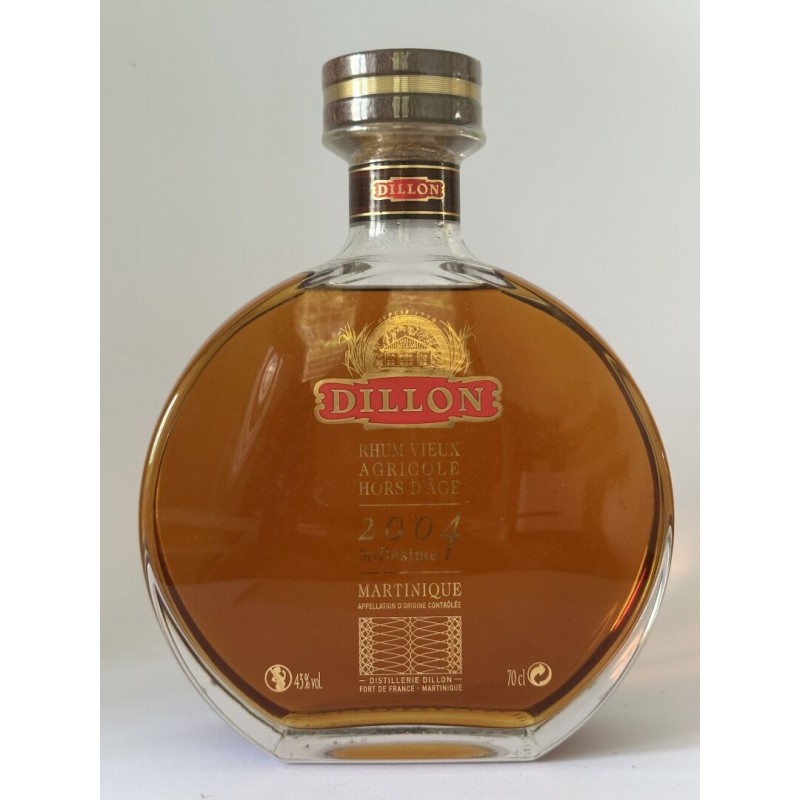 DISTILLERIE DILLON. MILLESIME 2004.