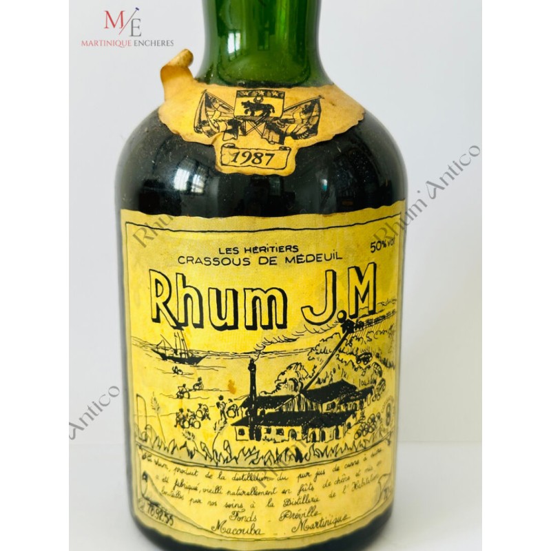 RHUM J.M. MILLESIME 1987.