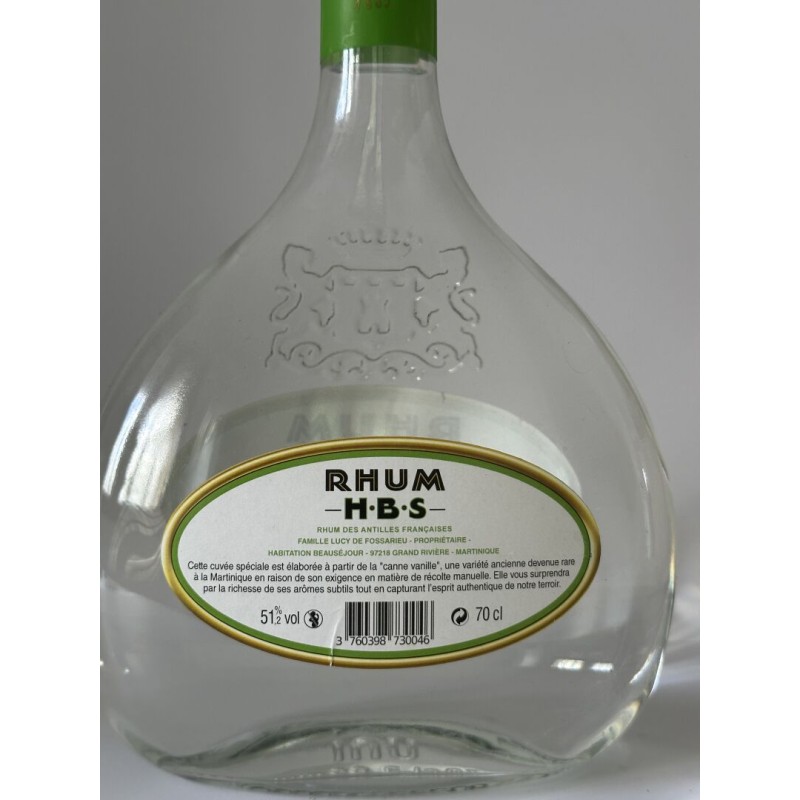 RHUM HBS (HABITATION BEAUSEJOUR). CUVEE DU BOUT DU MONDE. CANNE VANILLE 2023.